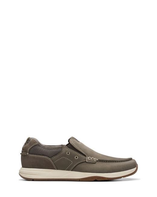 Clarks Brown Sailview Step Slip-On for men