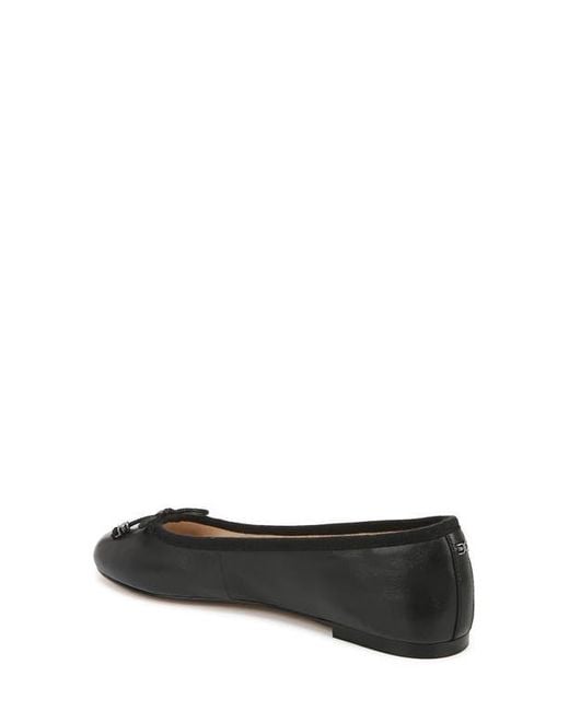 Sam Edelman Black Flora Ballet Flat