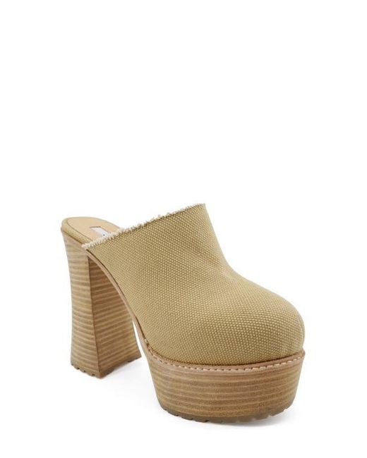 Zigi White Fina Platform Clog