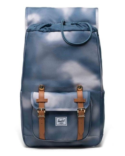 Herschel Supply Co. Blue Little America Recycled Polyester Mid Backpack