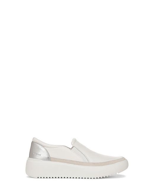 Vionic White Kearny Platform Slip-On Sneaker