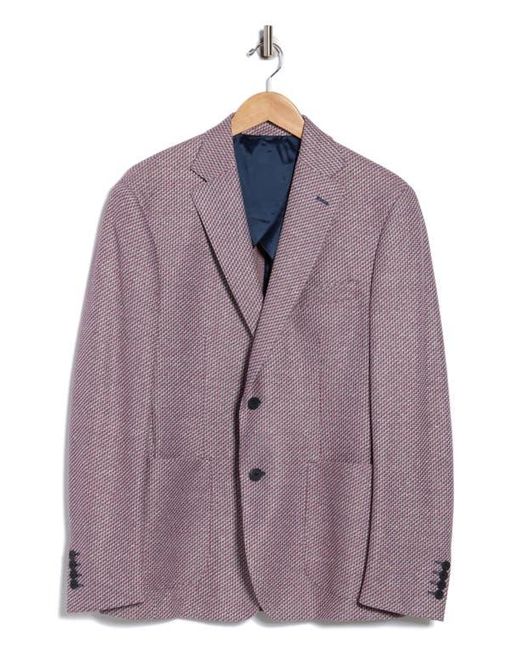 JB Britches Purple Two Button Side Vent Patch Pocket Jacket for men
