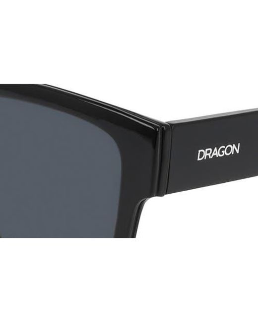 Dragon Blue 56Mm Square Sunglasses