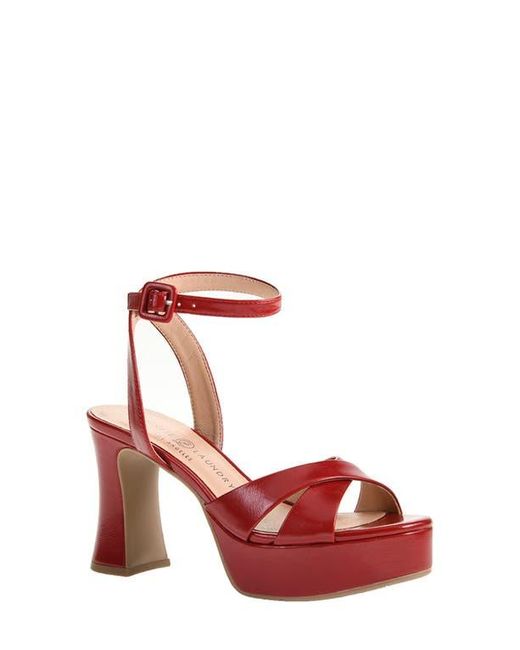 Chinese Laundry Red Thorie Ankle Strap Platform Sandal