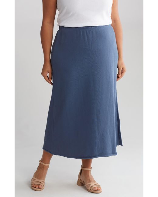 Eileen Fisher Blue A-line Skirt
