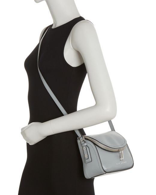 Marc Jacobs The Groove Leather Mini Messenger Bag In Rock Grey At Nordstrom Rack in Black Lyst