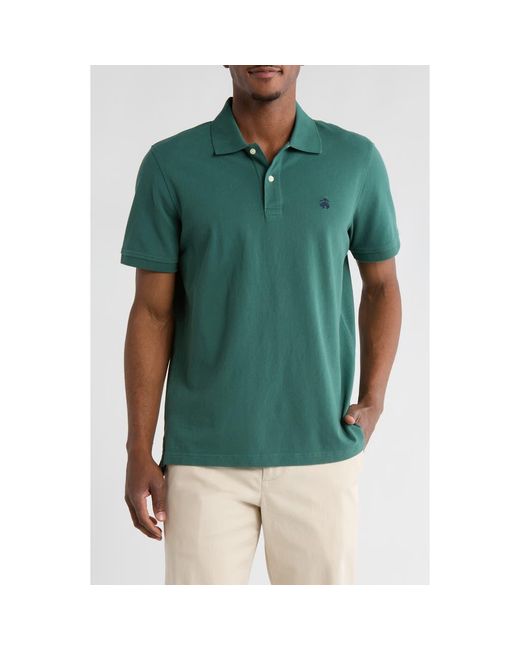 Brooks Brothers Green Slim Fit Piqué Polo for men