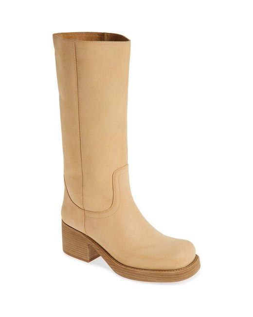 Jeffrey Campbell Natural Reflect Platform Boot