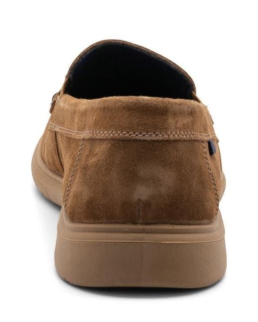 Ara Brown Lagrange Moc Toe Loafer for men