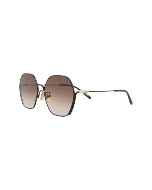 Chloé Multicolor 59Mm Rectangular Gradient Sunglasses