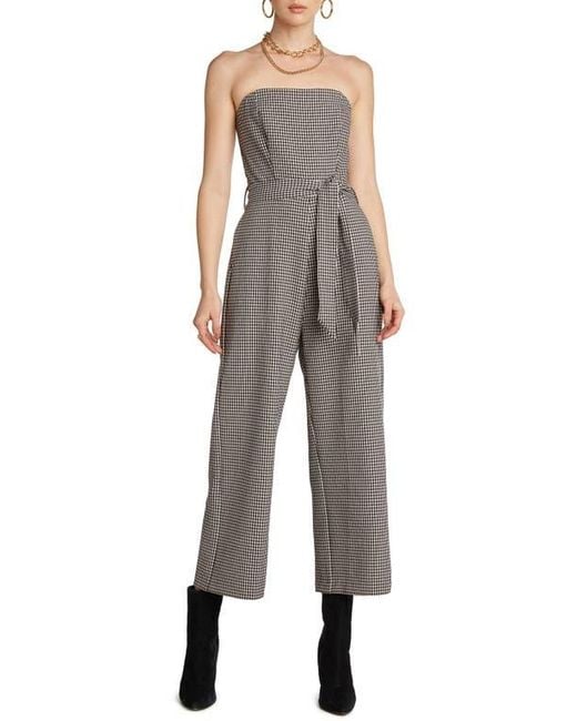 Matty M Gray Ryan Strapless Jumpsuit