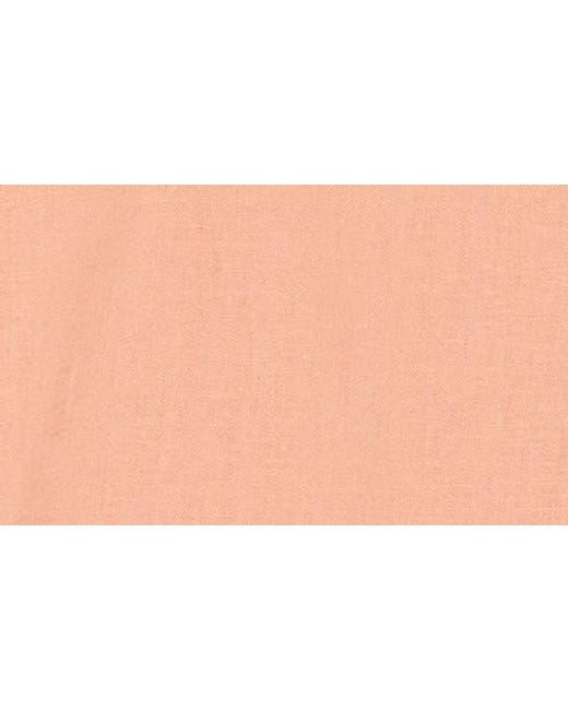 Vince Pink Casual Linen Blend Shorts