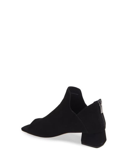 Pelle Moda Black Vonn Open Toe Ankle Boot