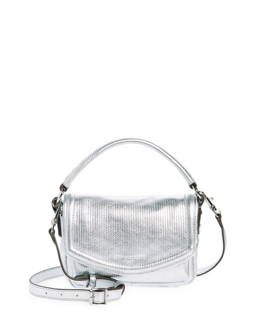 Aimee Kestenberg Metallic Here And There Top Handle Leather Shoulder Bag