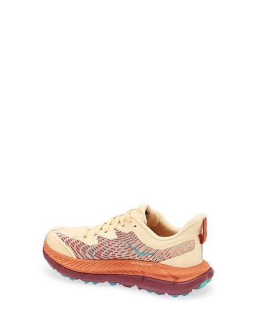 Hoka One One Pink Mafate Speed 4 Trail Running Shoe