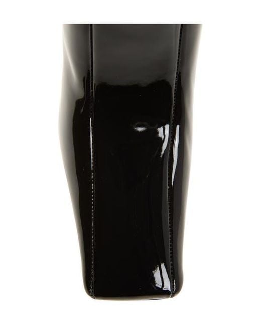 Stella McCartney Black Square Toe Over The Knee Boot