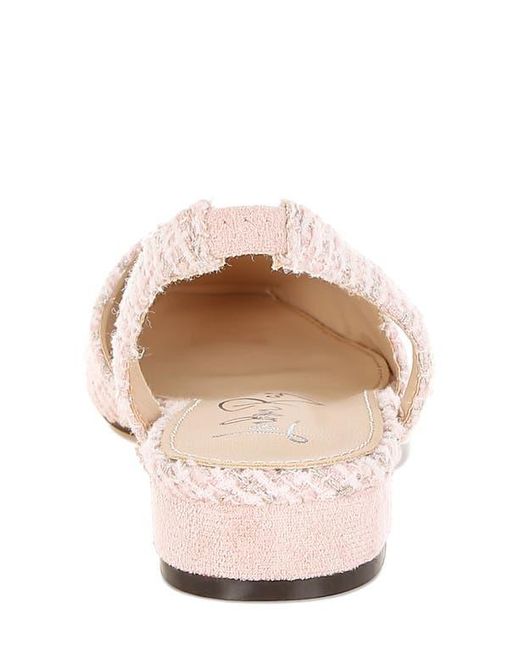 LONDON RAG Pink Karita Tweed D'Orsay Slingback Pump