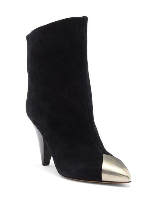 Isabel Marant Black Lapee Pointed Toe Bootie