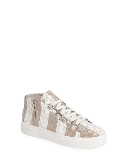 Blackstone White Nl43 Midi Sneaker