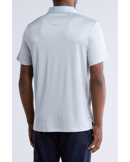 Original Penguin Blue Stripe Polo for men
