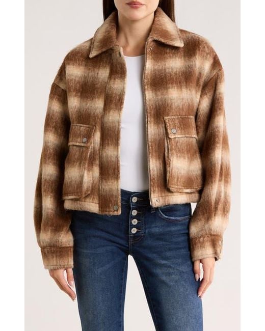 Lucky Brand Blue Plaid Jacket
