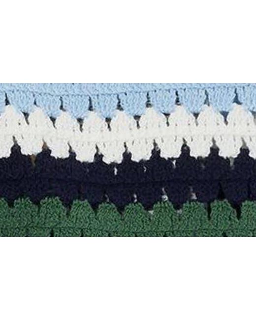 Scotch & Soda Green Stripe Open Stitch Cardigan for men