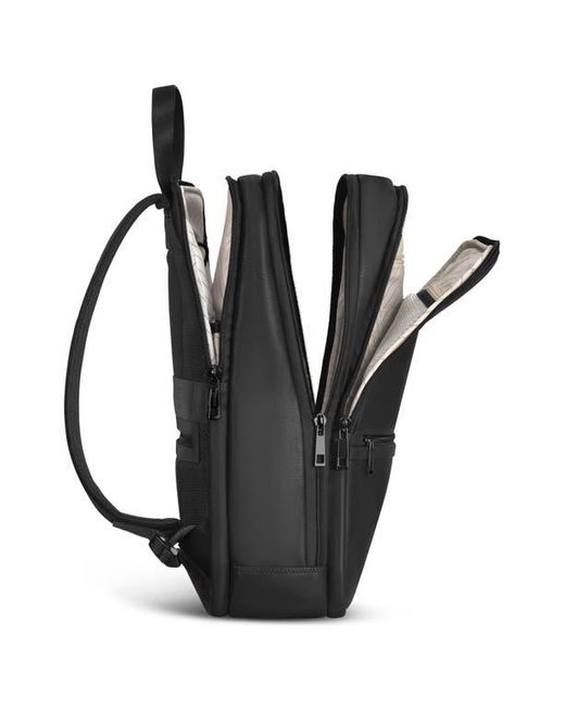 CHAMPS Black Onyx Leather Backpack for men