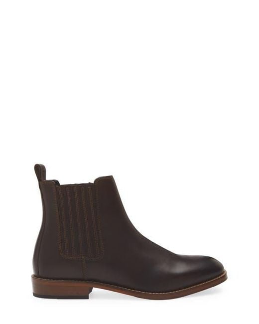 Steve Madden Brown Roswel Plain Toe Chelsea Boot for men