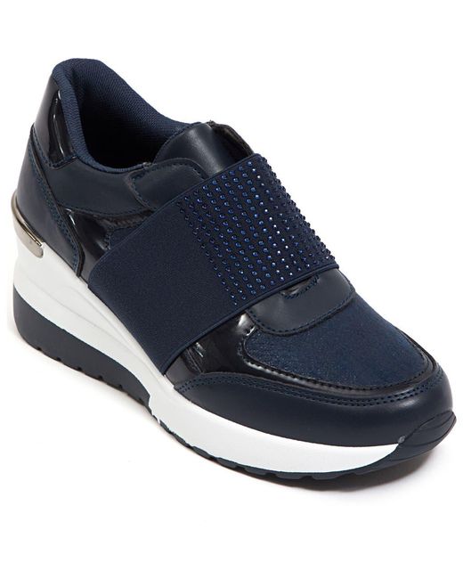 Ninety Union Blue South Beach Wedge Sneaker