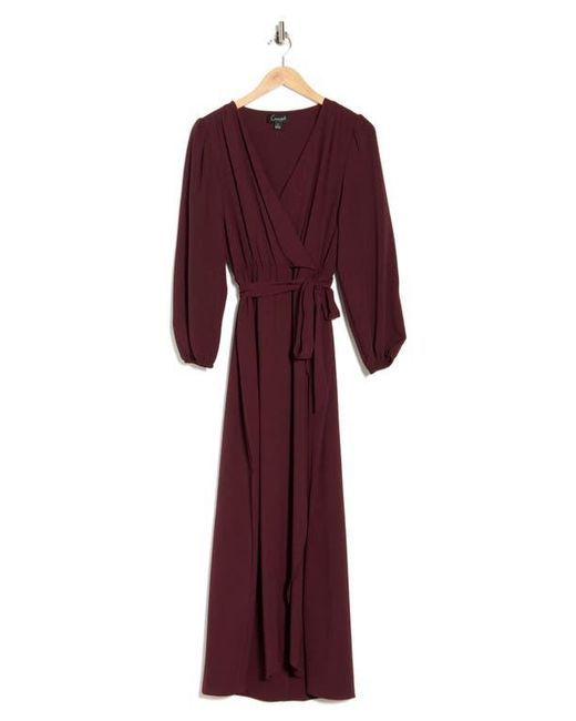 connected apparel long dresses Connected Apparel Asymmetrical Floor Length Chiffon Dress