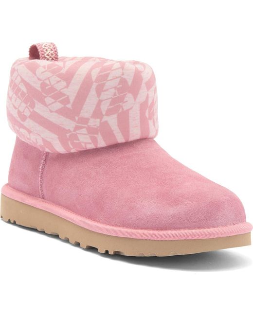 Pink and grey striped uggs online