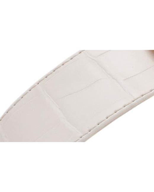 Steven New York White Pava Sandal