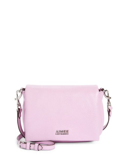 Aimee Kestenberg Pink Wonder Double Zip Crossbody Bag