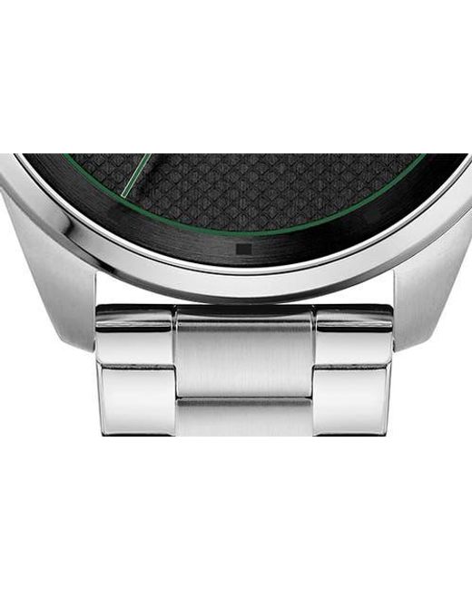 Lacoste Black Le Croc Bracelet Watch, 43Mm for men
