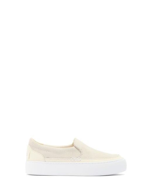 Ugg White Zilo Slip-On Sneaker
