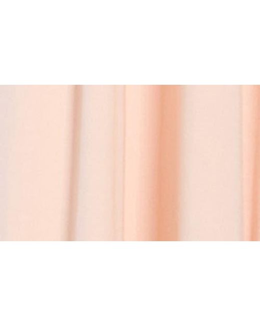 Go Couture Pink Plunge Strap Wide Leg Jumpsuit