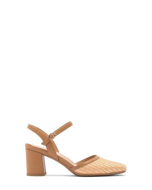 Naturalizer Pink Wave Block Heel Pump