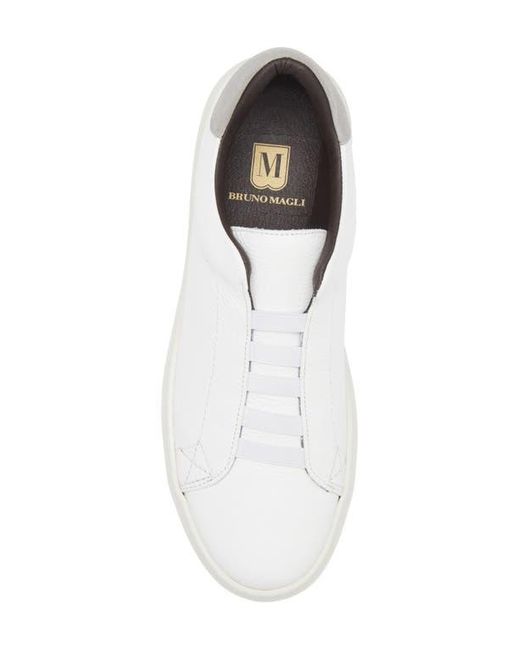 Bruno Magli White Salvador Slip-On Sneaker for men