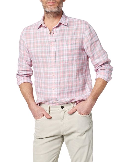 Faherty Laguna Plaid Linen Button-up Shirt for Men | Lyst