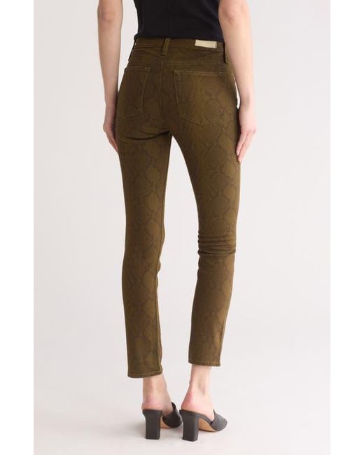 AG Jeans Brown Mari High Waist Slim Straight Leg Jeans