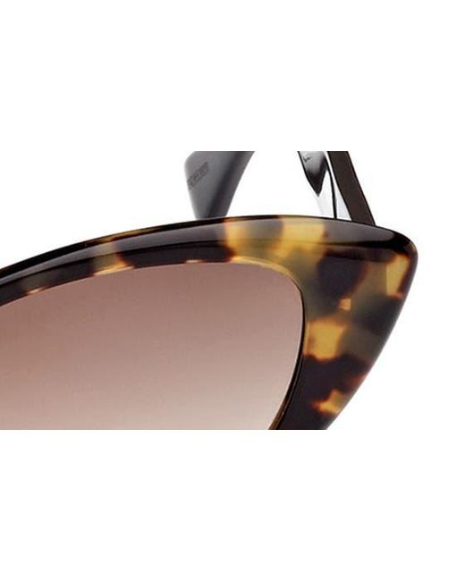 Max Mara Brown 51mm Cat Eye Sunglasses
