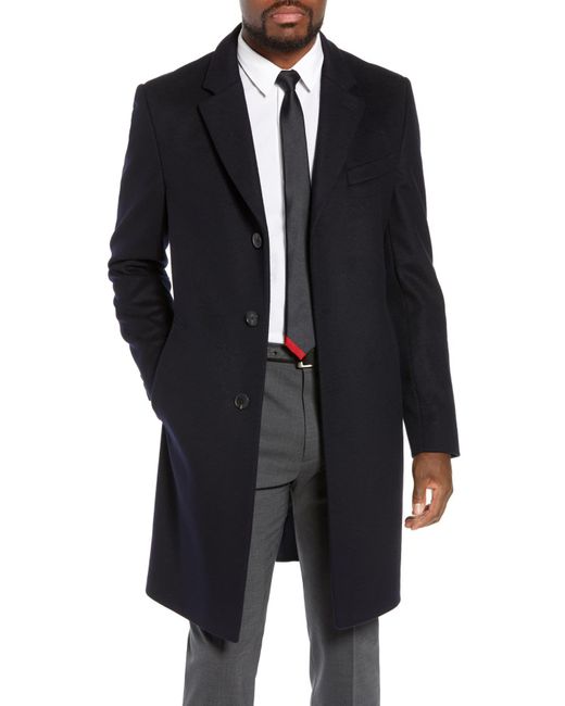 hugo boss mens overcoat