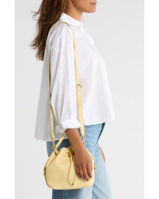 Vince Camuto Metallic Pippa Leather Bucket Bag