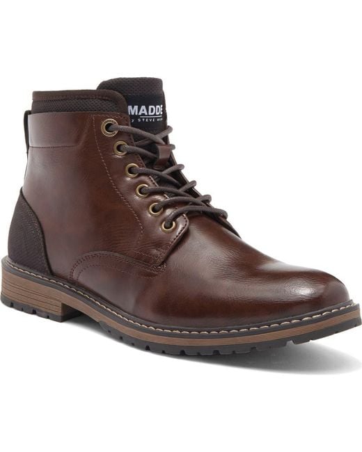 Madden Brown Taskorn Combat Boot for men