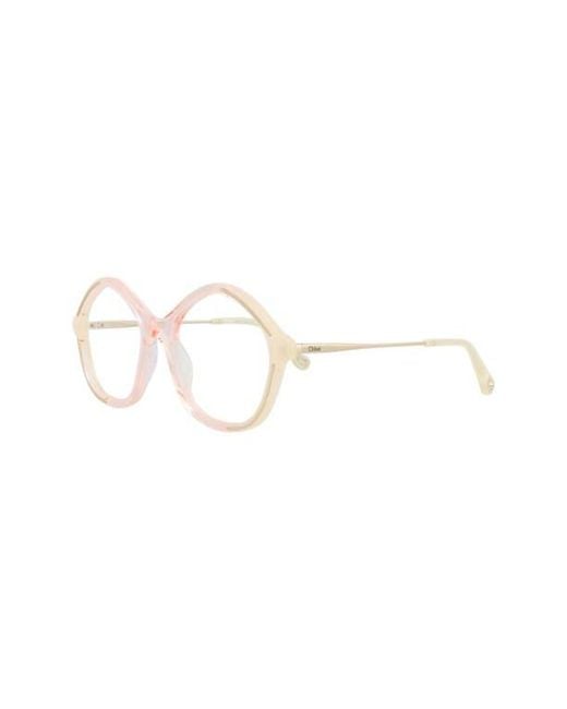 Chloé Brown 52Mm Round Optical Glasses