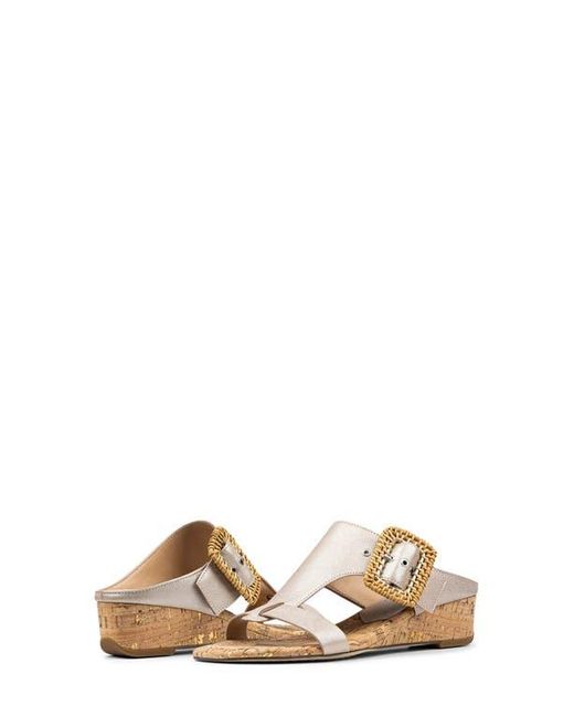 Donald J Pliner Natural Vine Wedge Sandal