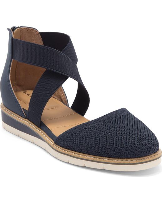 Me Too Blue Hazy Wedge Pump