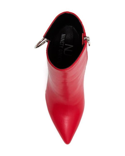 Ninety Union Red O-Ring Zip Bootie