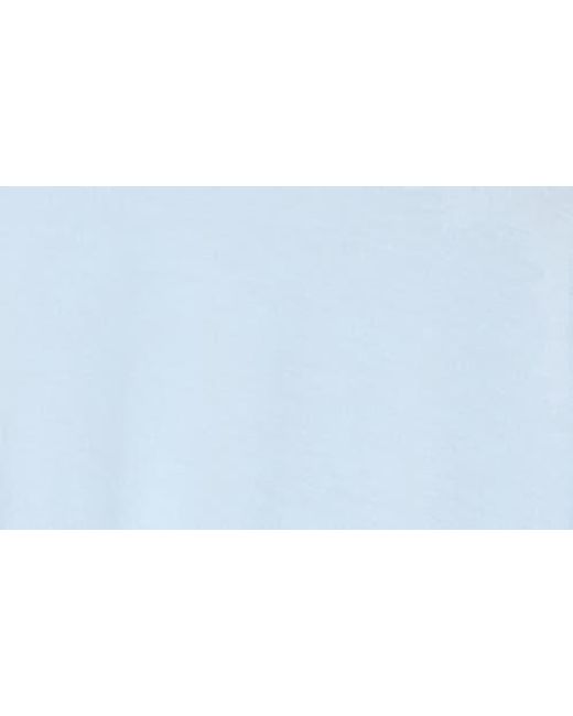 A.L.C. Blue Mini Twist Cotton Crop Top