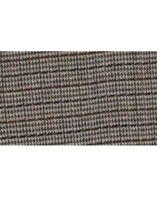 Max Studio Brown Houndstooth Button Front Jacket